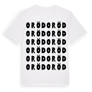 Oröd ordlek t-shirt – ekologisk bomull t-shirt från Pinshirt