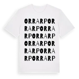 Orrarp ordlek t-shirt – ekologisk bomull t-shirt från Pinshirt