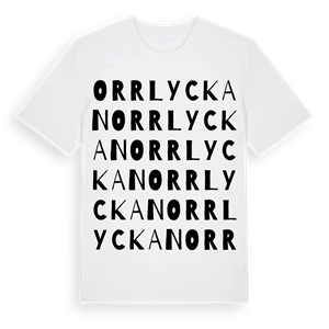 Orrlyckan ordlek t-shirt – ekologisk bomull t-shirt från Pinshirt