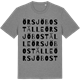 Mid Heather Gray t-shirt med Örsjö boställe ordlek t-shirt