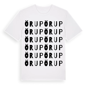 Örup ordlek t-shirt – ekologisk bomull t-shirt från Pinshirt