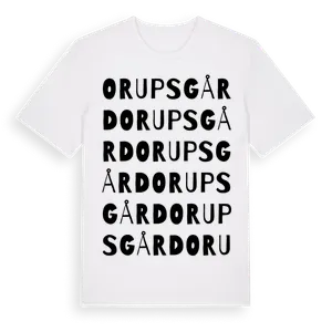 Orups Gård ordlek t-shirt – ekologisk bomull t-shirt från Pinshirt