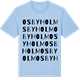 Blue Soul t-shirt med Osbyholm ordlek t-shirt