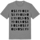 Mid Heather Gray t-shirt med Osbyholm ordlek t-shirt