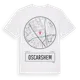 White t-shirt med Oscarshem t-shirt