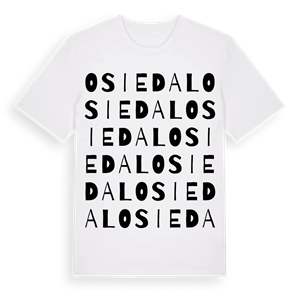 Osiedal ordlek t-shirt – ekologisk bomull t-shirt från Pinshirt