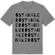 Mid Heather Gray t-shirt med Östanåker ordlek t-shirt