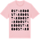 Pink Cotton t-shirt med Östaröd ordlek t-shirt