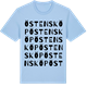 Blue Soul t-shirt med Östensköp ordlek t-shirt