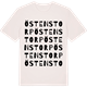 Vintage White t-shirt med Östenstorp ordlek t-shirt