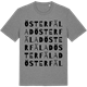 Mid Heather Gray t-shirt med Österfälad ordlek t-shirt
