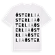 Österlia ordlek t-shirt