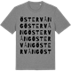 Mid Heather Gray t-shirt med Östervång ordlek t-shirt