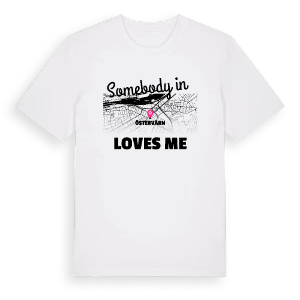 Någon i Östervärn älskar mig t-shirt – ekologisk bomull t-shirt från Pinshirt