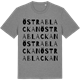 Mid Heather Gray t-shirt med Östra Blackan ordlek t-shirt