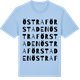 Blue Soul t-shirt med Östra Förstaden ordlek t-shirt