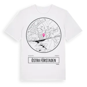 Östra Förstaden t-shirt – ekologisk bomull t-shirt från Pinshirt
