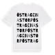 White t-shirt med Östra Genastorp ordlek t-shirt