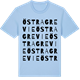 Blue Soul t-shirt med Östra Grevie ordlek t-shirt