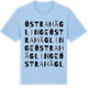 Blue Soul t-shirt med Östra Häglinge ordlek t-shirt