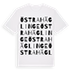Östra Häglinge ordlek t-shirt