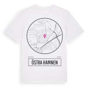 Östra Hamnen t-shirt – ekologisk bomull t-shirt från Pinshirt