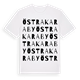 Östra Karaby ordlek t-shirt