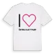 Jag älskar Östra Kattarp t-shirt stort tryck