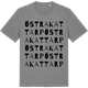 Mid Heather Gray t-shirt med Östra Kattarp ordlek t-shirt