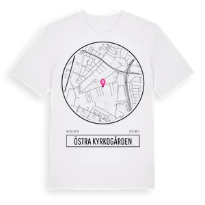 Östra Kyrkogården t-shirt – ekologisk bomull t-shirt från Pinshirt
