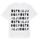 Östra Ljungby ordlek t-shirt