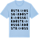 Blue Soul t-shirt med Östra Mossgård ordlek t-shirt