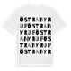 White t-shirt med Östra Nyrup ordlek t-shirt