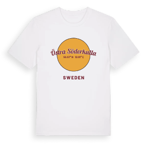 Östra Söderkulla cirkel t-shirt – ekologisk bomull t-shirt från Pinshirt