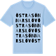 Blue Soul t-shirt med Östra Sönnarslöv ordlek t-shirt