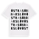 Östra Sönnarslöv ordlek t-shirt