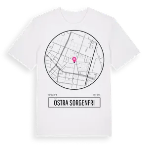 Östra Sorgenfri t-shirt – ekologisk bomull t-shirt från Pinshirt