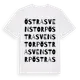 White t-shirt med Östra Svenstorp ordlek t-shirt