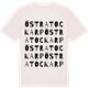 Vintage White t-shirt med Östra Tockarp ordlek t-shirt