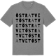 Mid Heather Gray t-shirt med Östra Tvet ordlek t-shirt