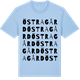 Blue Soul t-shirt med Östragård ordlek t-shirt