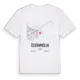 Östramölla karta t-shirt