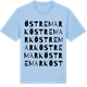 Blue Soul t-shirt med Östremark ordlek t-shirt