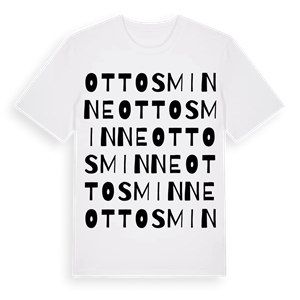 Ottosminne ordlek t-shirt – ekologisk bomull t-shirt från Pinshirt