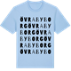 Blue Soul t-shirt med Övrabyborg ordlek t-shirt