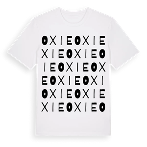Oxie ordlek t-shirt – ekologisk bomull t-shirt från Pinshirt