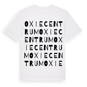 Oxie centrum ordlek t-shirt – ekologisk bomull t-shirt från Pinshirt