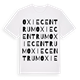 Oxie centrum ordlek t-shirt