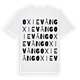 Oxievång ordlek t-shirt