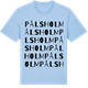 Blue Soul t-shirt med Pålsholm ordlek t-shirt